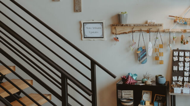 Stairs-and-Artisan-Shelf